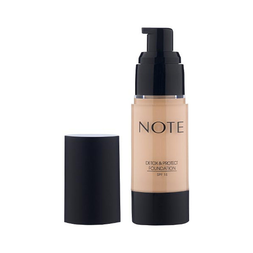Base Note Detox &amp; Protect Foundation 35ml 02 Natural Beige