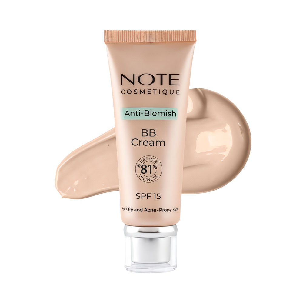 Base Note BB Cream Anti-blemish SPF15 02 Light Beige 30ML