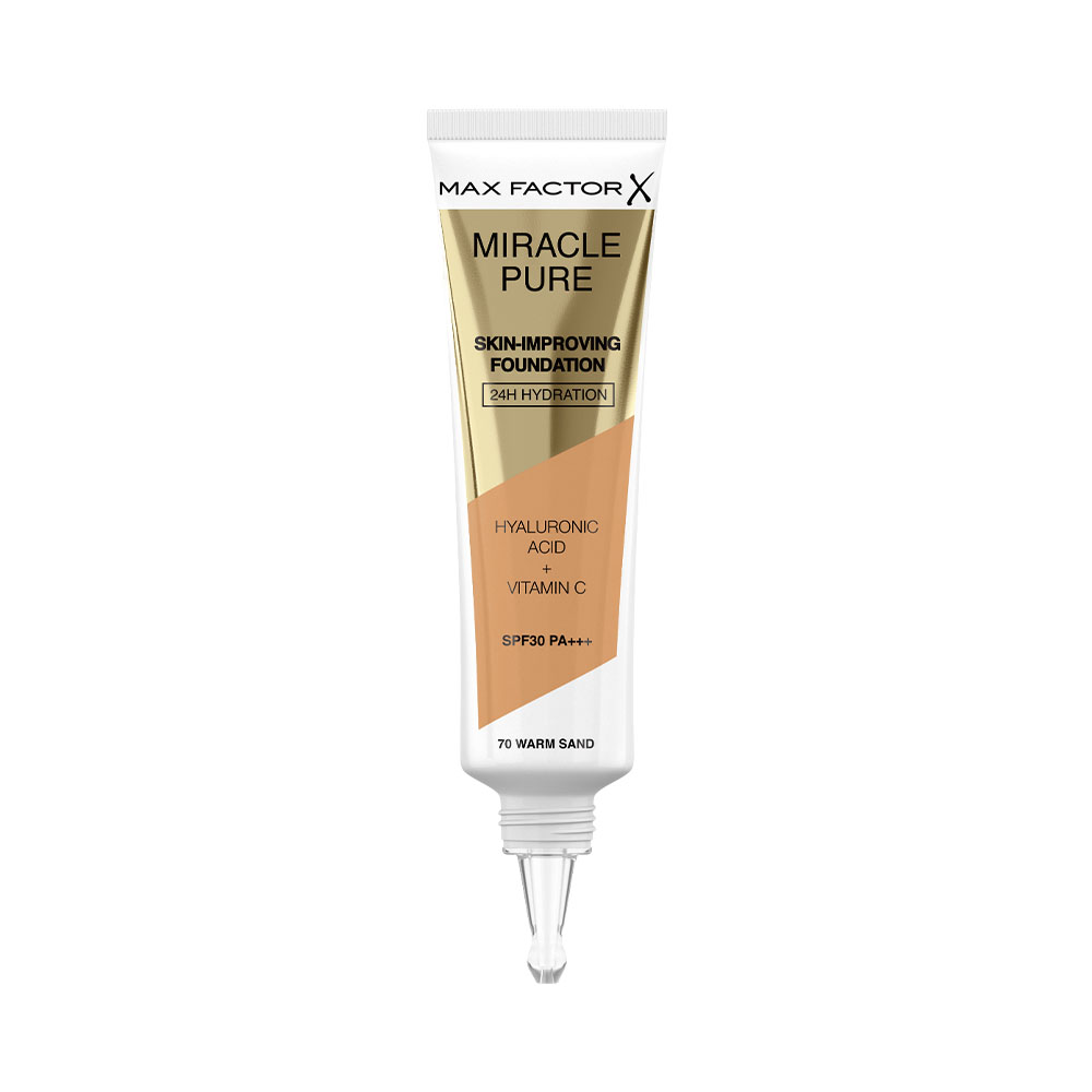 Base MAX Factor Miracle Pure SPF30 Pa+++ 70 Warm Sand 30ML