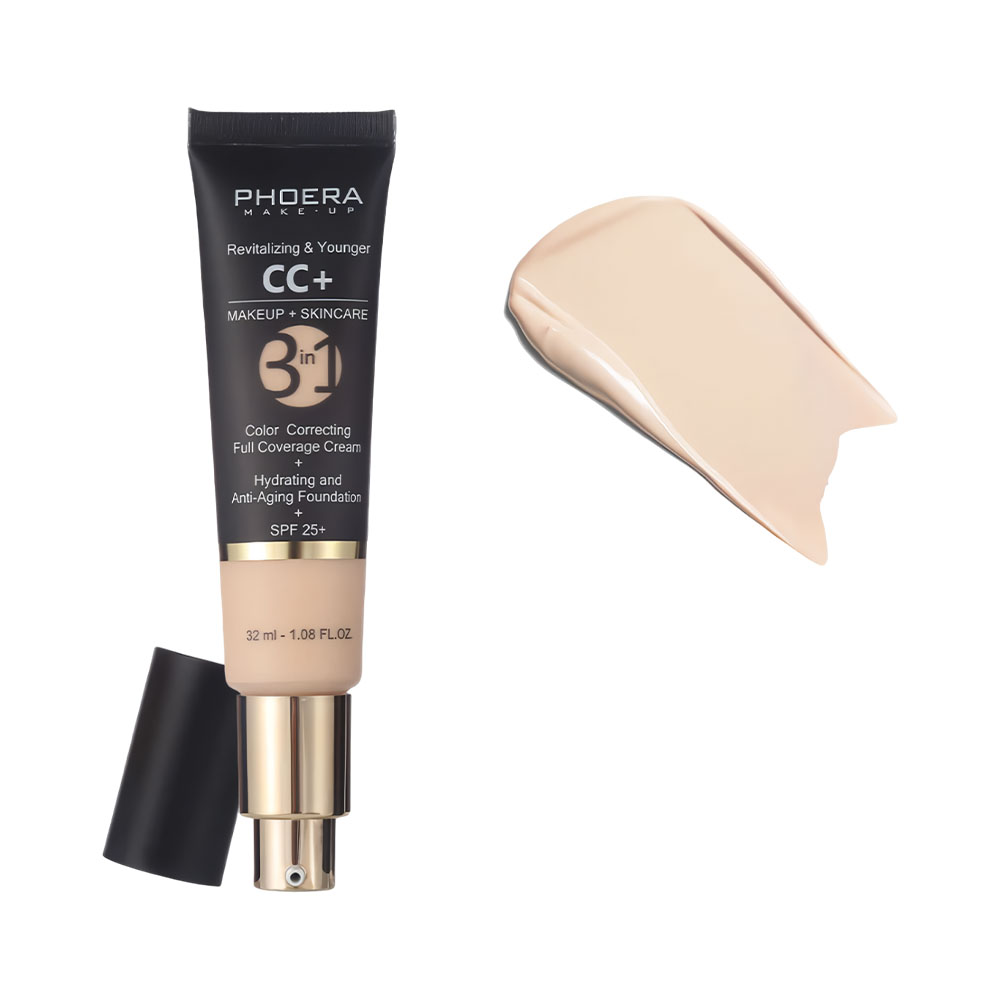 Base Phoera Revitalizing & Younger Cc+ Cream 3IN1 Spf 25+ 100 Porcelain 32ML
