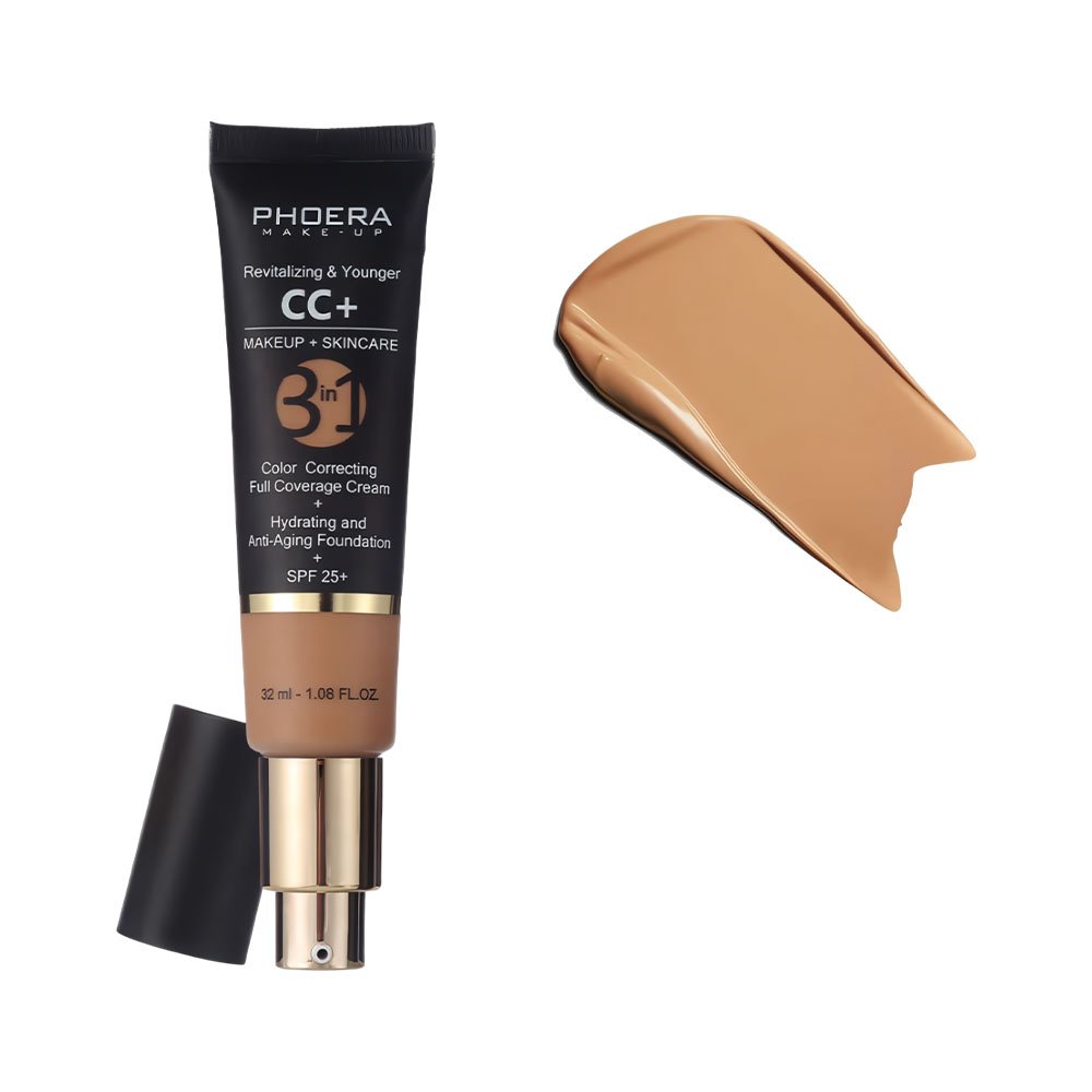 Base Phoera Revitalizing &amp; Younger Cc+ Cream 3IN1 Spf 25+ 160 Sand 32ML