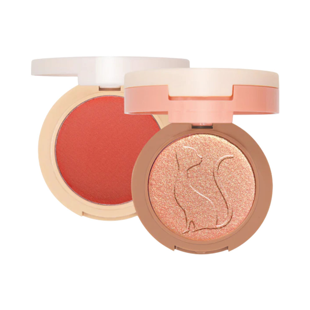 Blush J.cat 2 IN 1 Piece OF Cake Blush + Highlighter PGH103 Mcflirty 5,8GR