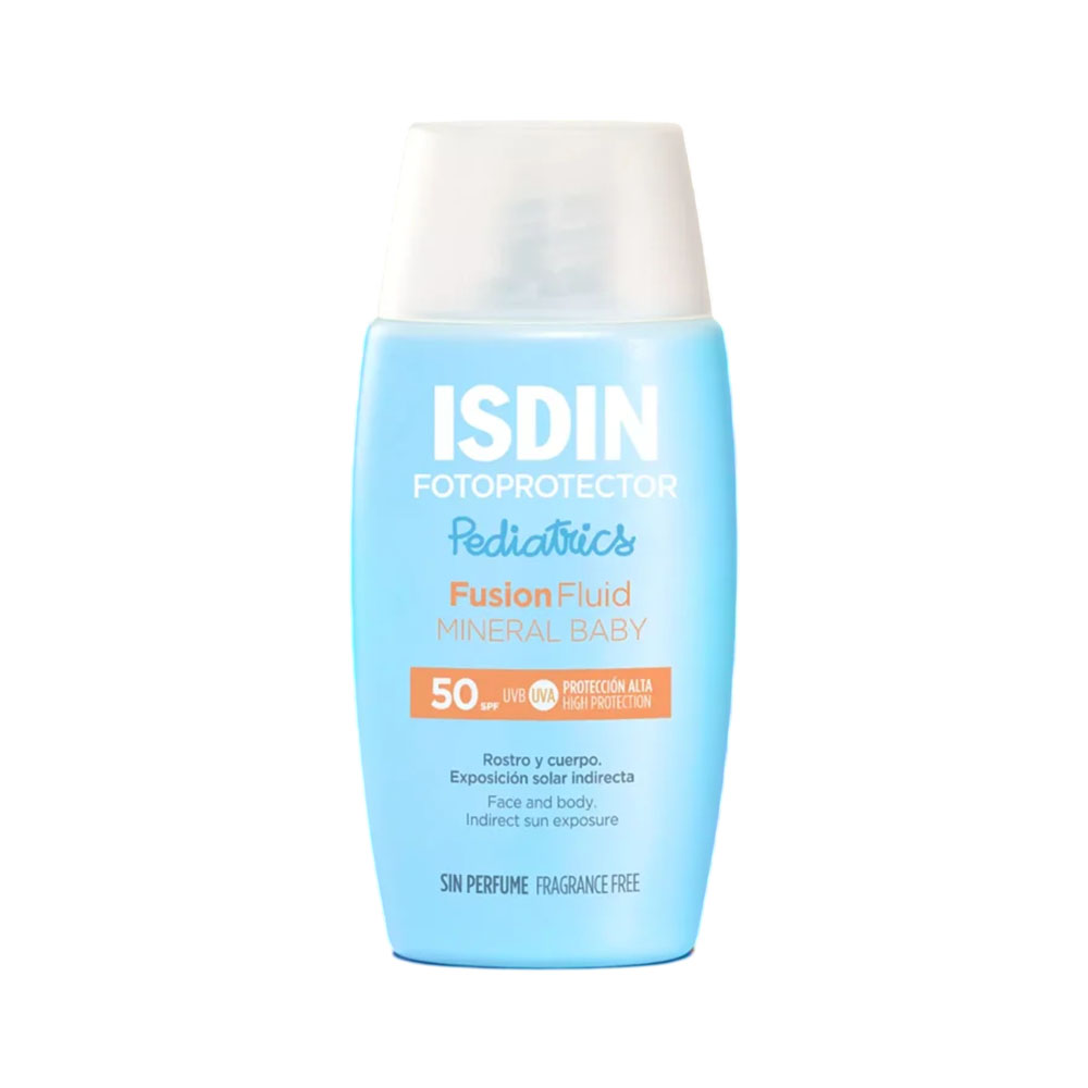 Protetor Solar Isdin Fotoprotector Pediatrics Fusion Fluid Mineral Baby SPF50 50ML