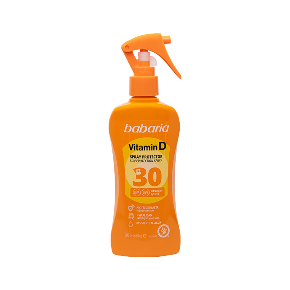 Protetor Solar Babaria Spray Vitamin D SPF30 200ML