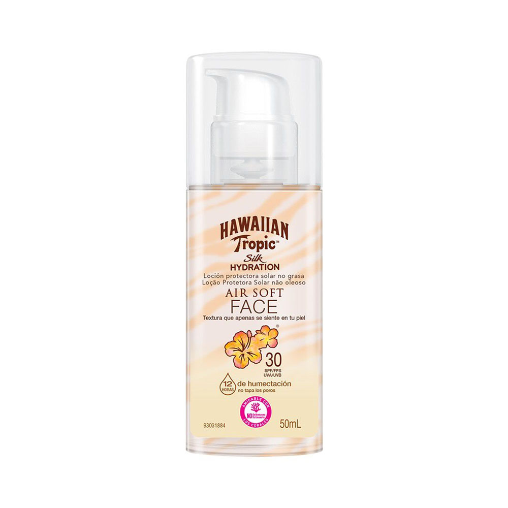 Protetor Solar Hawaiian Tropic AIR Soft Face Fps 30 50ML
