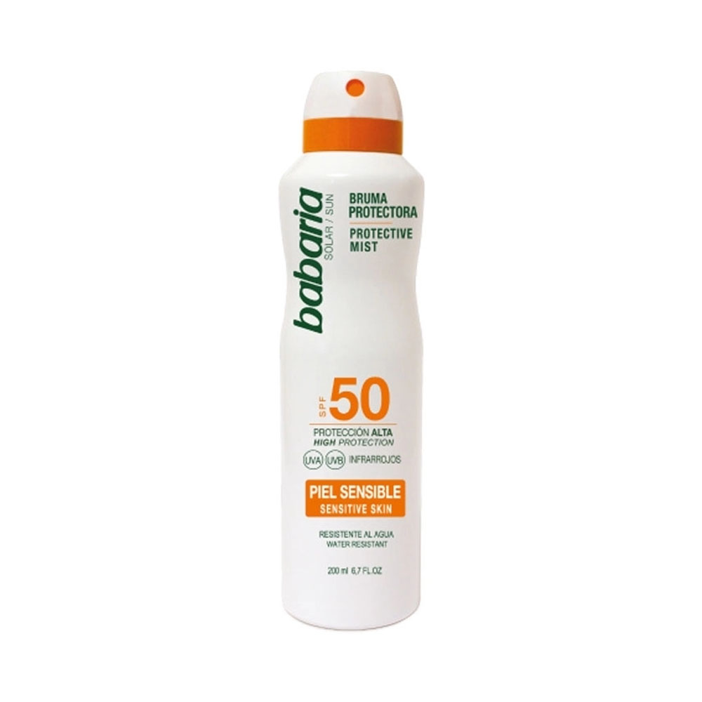 Bruma Protectora Babaria Piel Sensible SPF50 200ML
