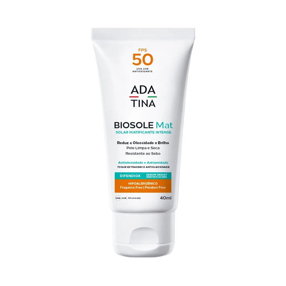 Protetor Solar Adatina Biosole Mat Fps 50 40ML