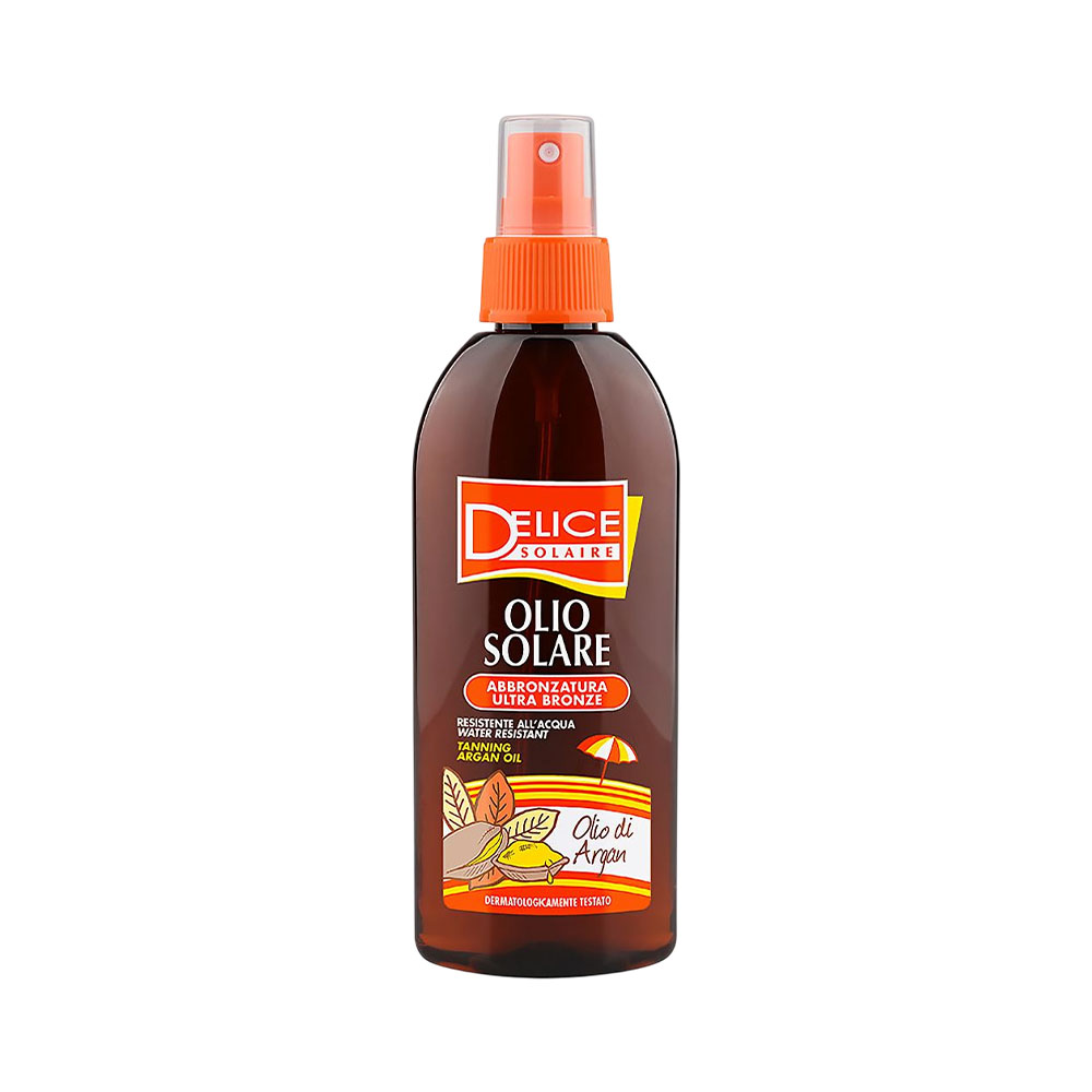 Óleo Bronzeador Delice Solaire Olio Solare Argan 150ML