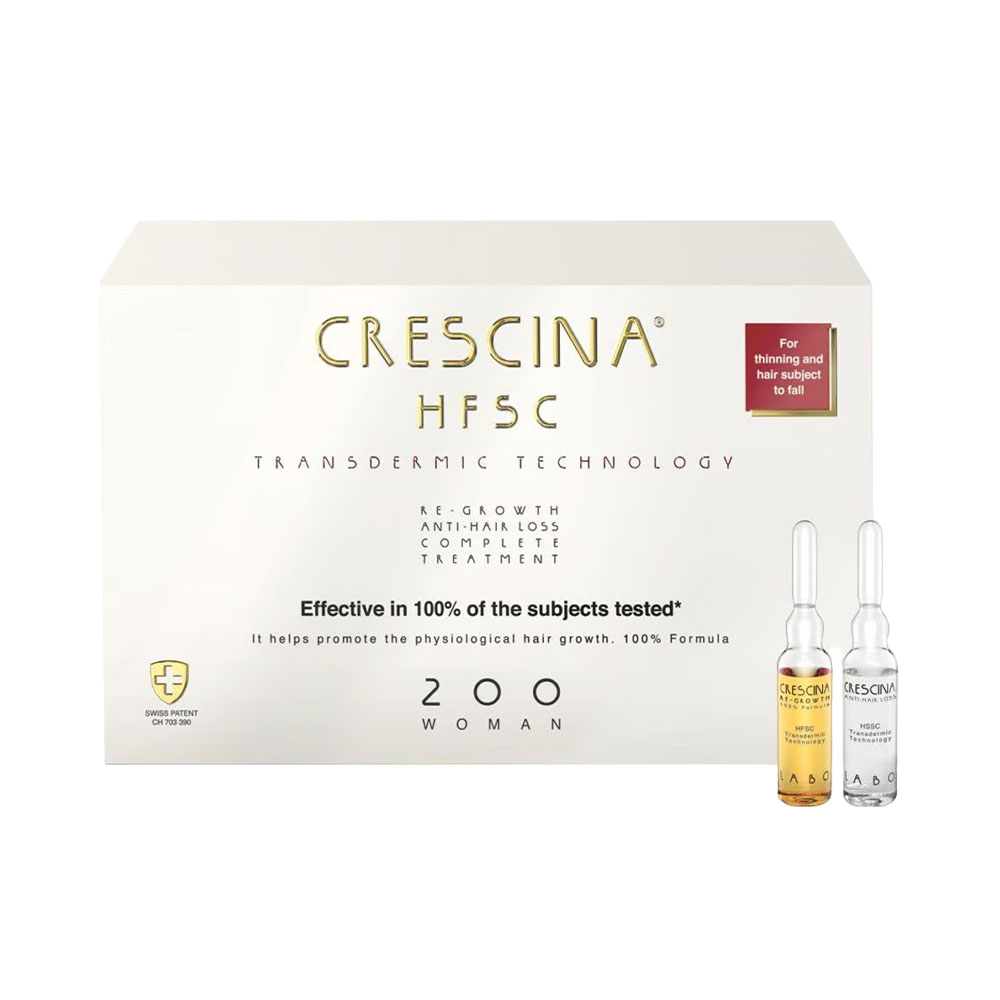 Ampola Crescina Hfsc Transdermic Treatment Re-growth 200 Woman 20 Peças