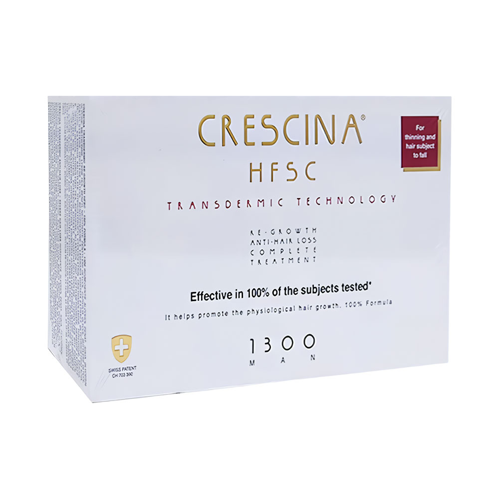 Ampola Crescina Hfsc Transdermic Treatment Re-growth 1300 Man 20 Peças