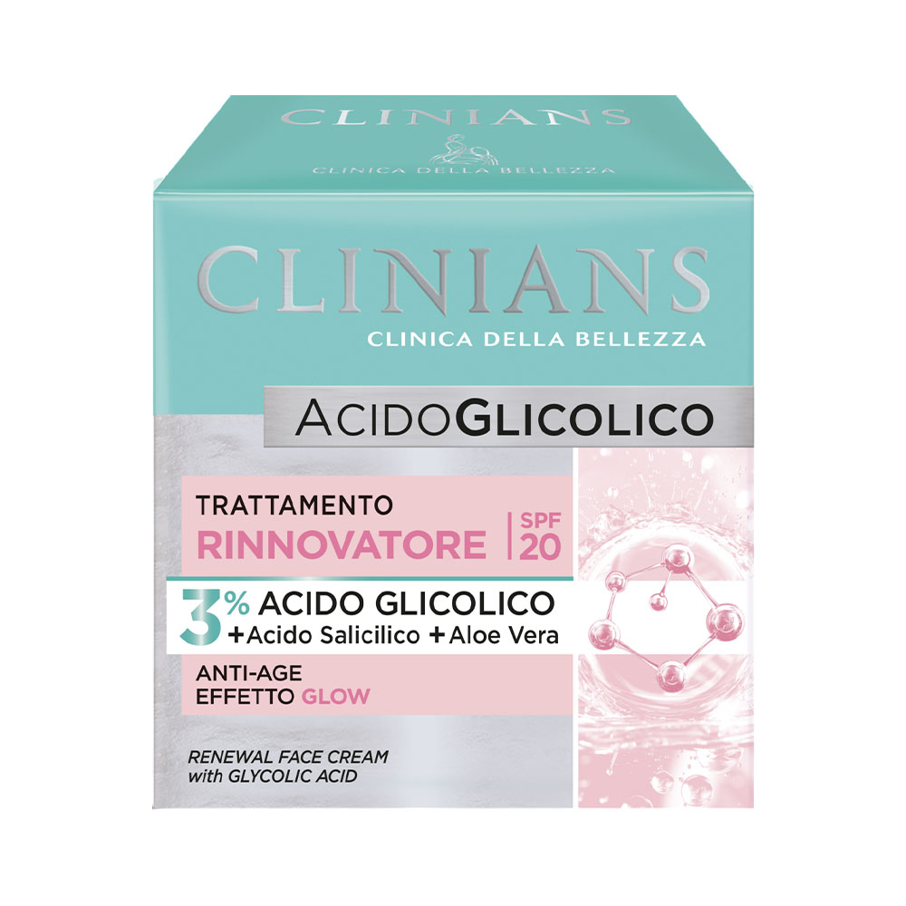 Crema Clinians Ácido Glicólico SPF20 50ML
