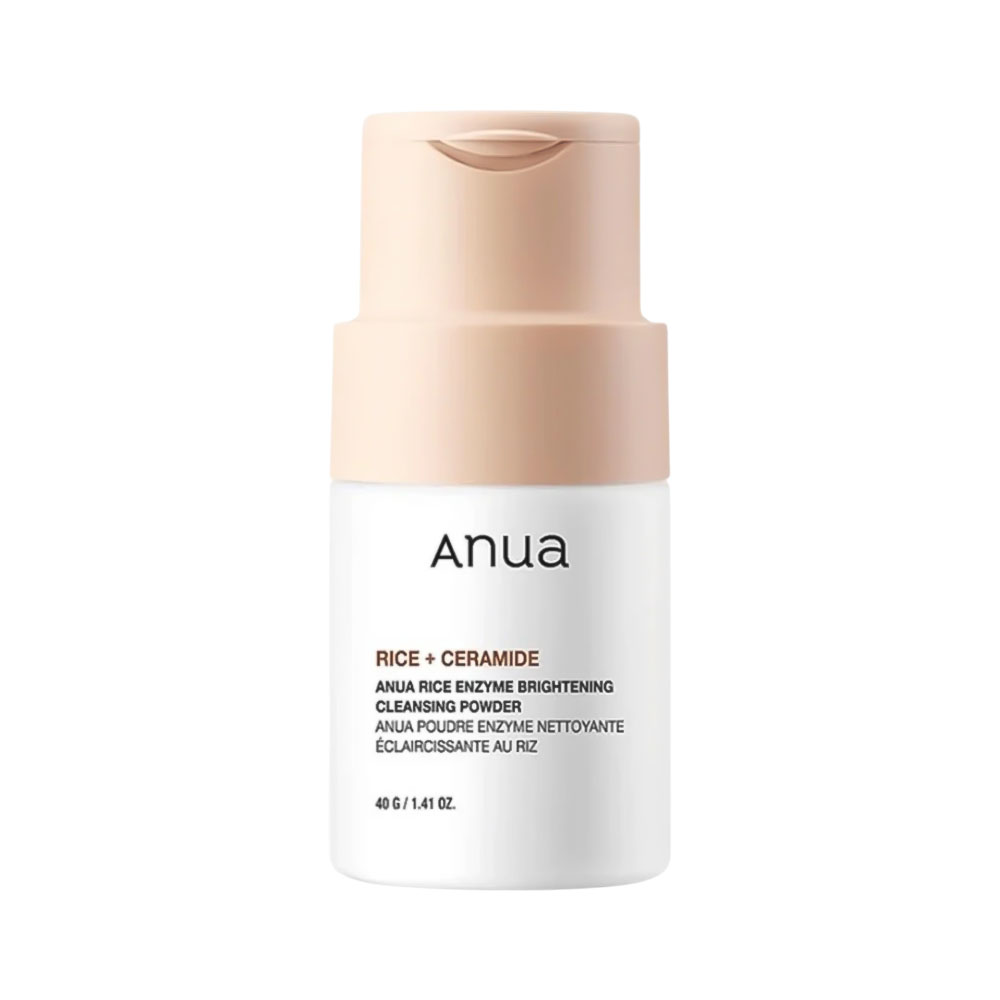 Limpador Facial Anua Rice + Ceramide Enzyme Brightening Powder 40GR