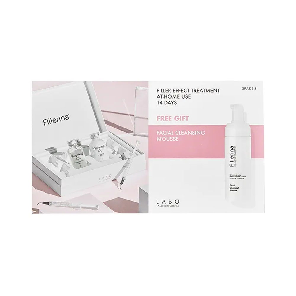 Set Fillerina Filler Effect Cleansing Mousse Grade 3 3 Peças