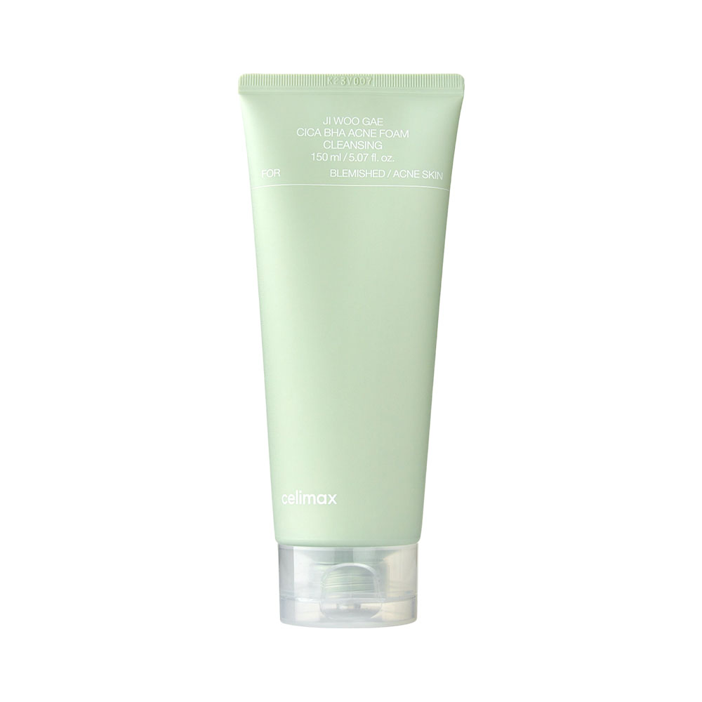 Limpador Facial Celimax JI Woo Cica Bha Acne Foam 150ML