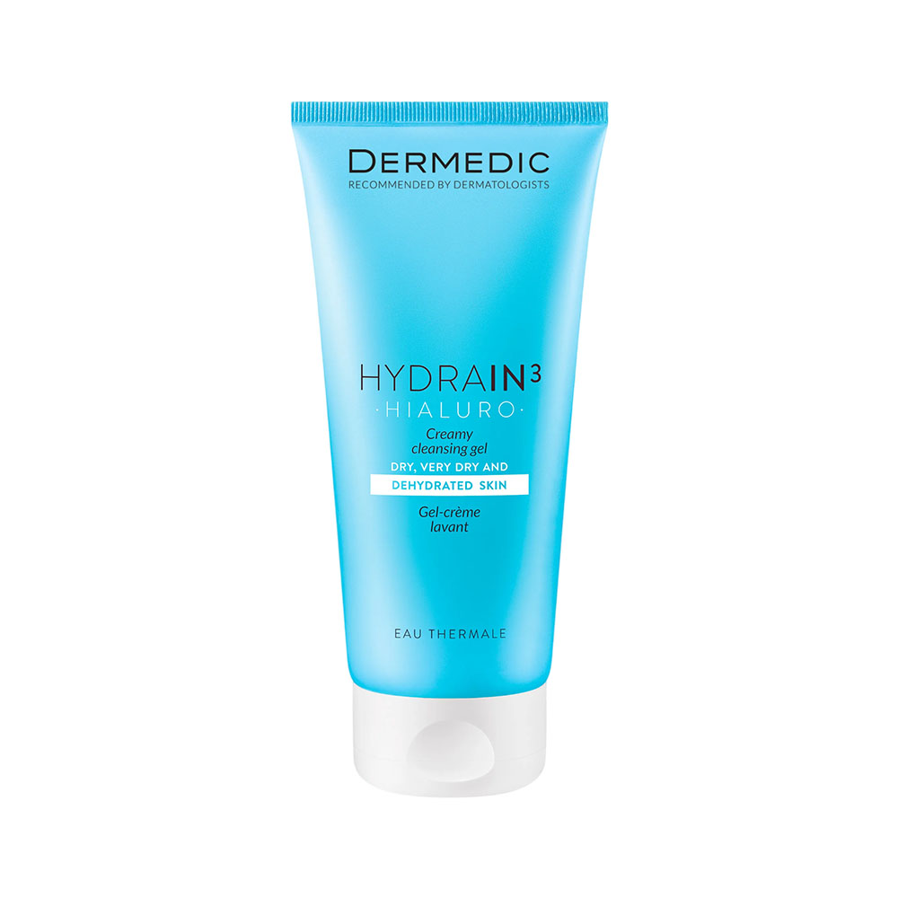 Gel de Limpeza Dermedic Hydrain³ Hialuro Creamy 200ML
