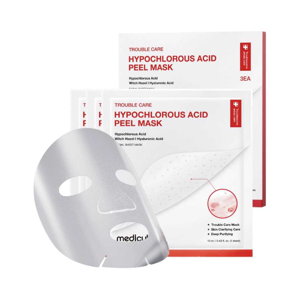Máscara Facial Medicube Hypochlorous Acid Peel 3 Peças