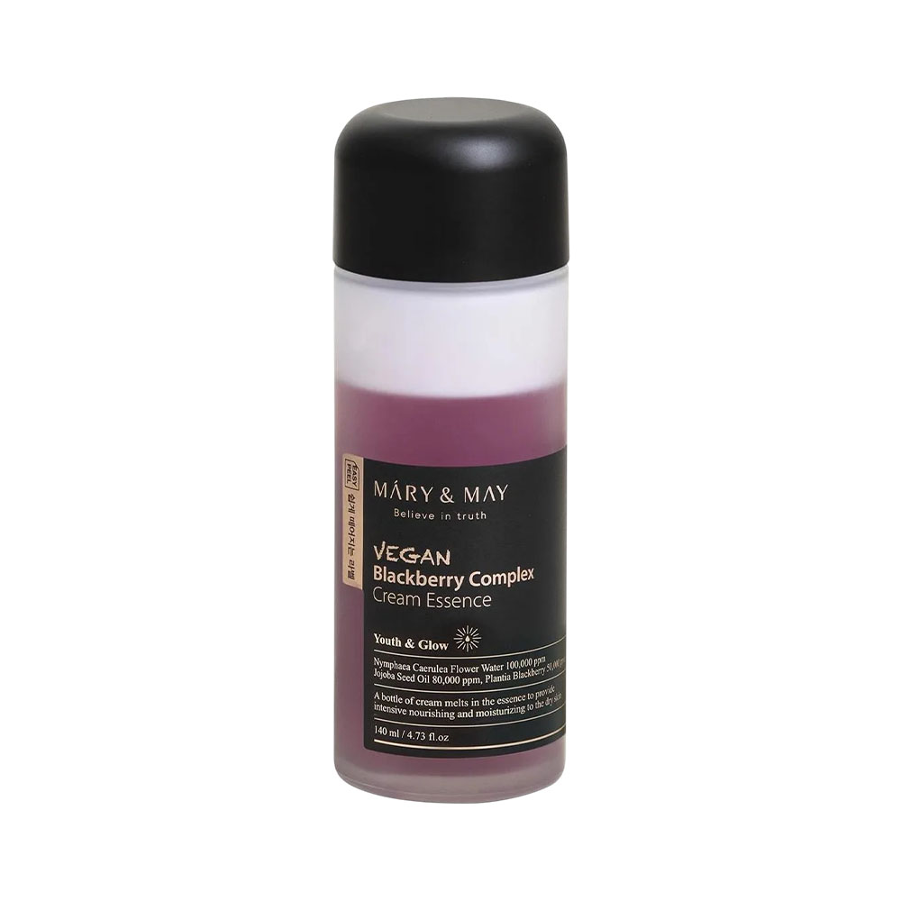 Essência Facial Máry &amp; May Vegan Blackberry Complex Cream 140ML