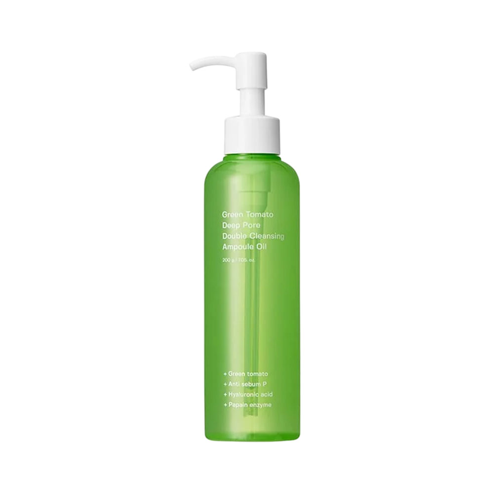 Óleo de Limpeza Sungboon Editor Green Tomato Deep Pore Double Ampoule 200ML