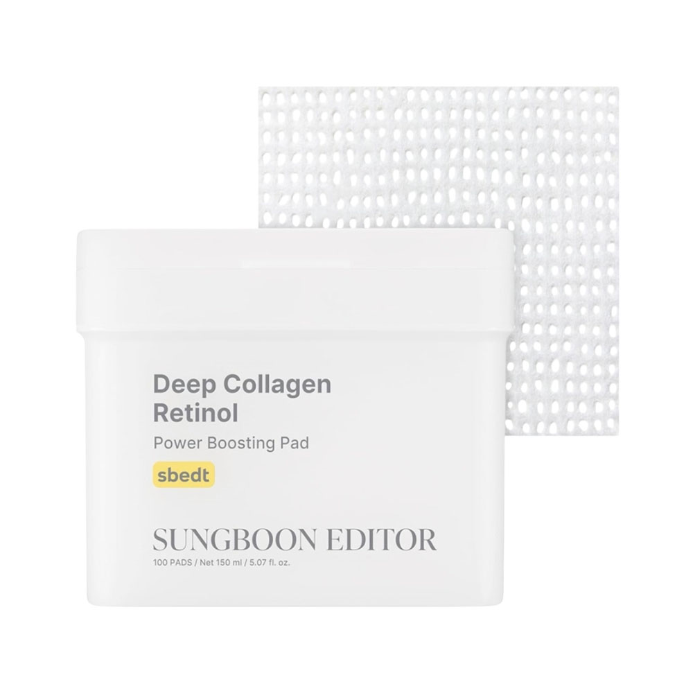 Pads Sungboon Editor Deep Collagen Retinol Power Boosting 100 Unidades