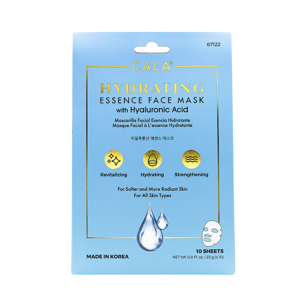 Máscara Facial Cala Hydrating Hyaluronic Acid 10 Peças