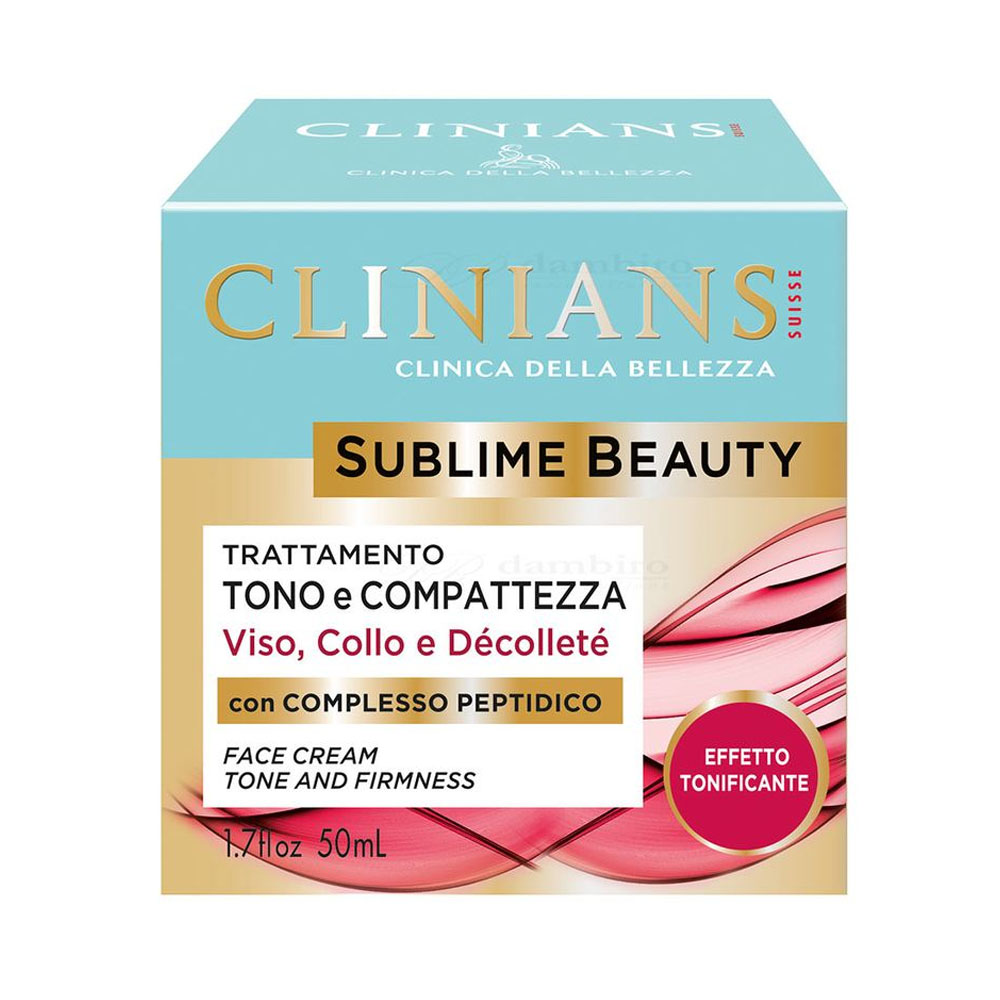 Creme Facial Clinians Sublime Beauty Trattamento Tono e Compattezza 50ML