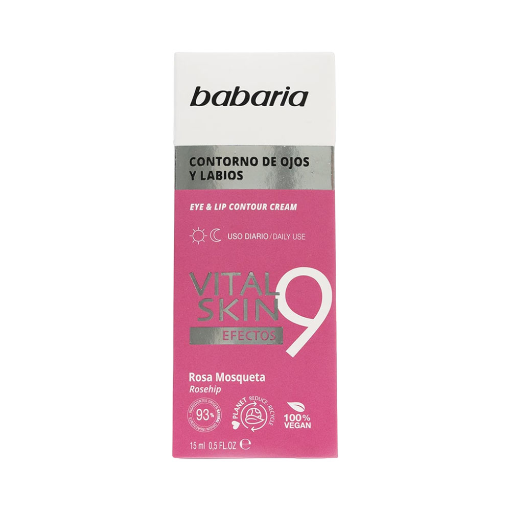 Contorno de Ojos y Labios Babaria 9 Efectos Vital Skin 15ml