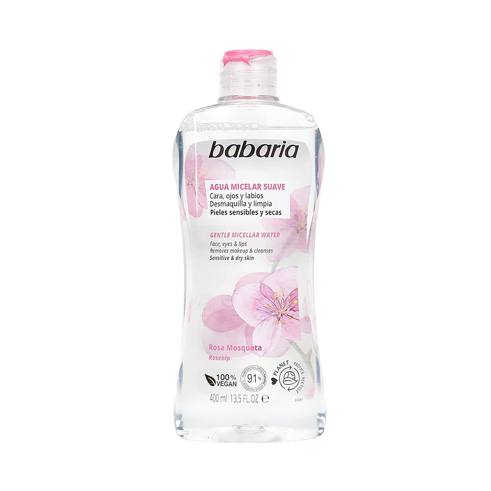 Desmaquillante Babaria Agua Micelar Rosa Mosqueta 400ml
