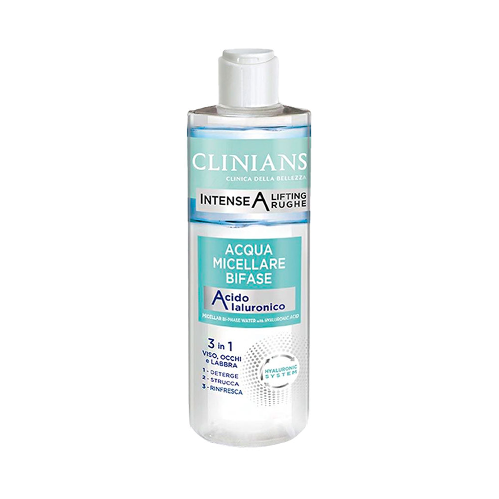 Água Micelar Demaquilante Clinians Intense a Lifting Rughe 400ML