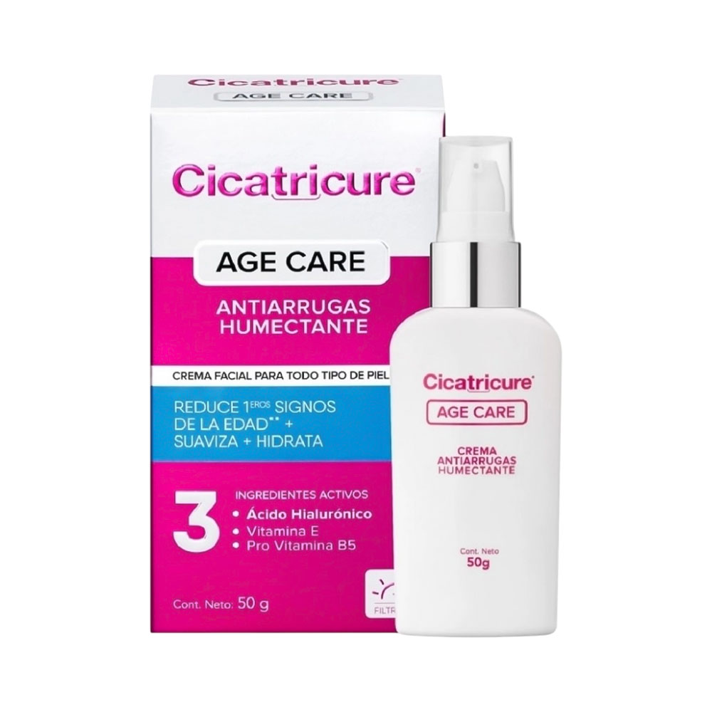 Creme Facial Cicatricure Age Care Hidratante Antirrugas 50ML