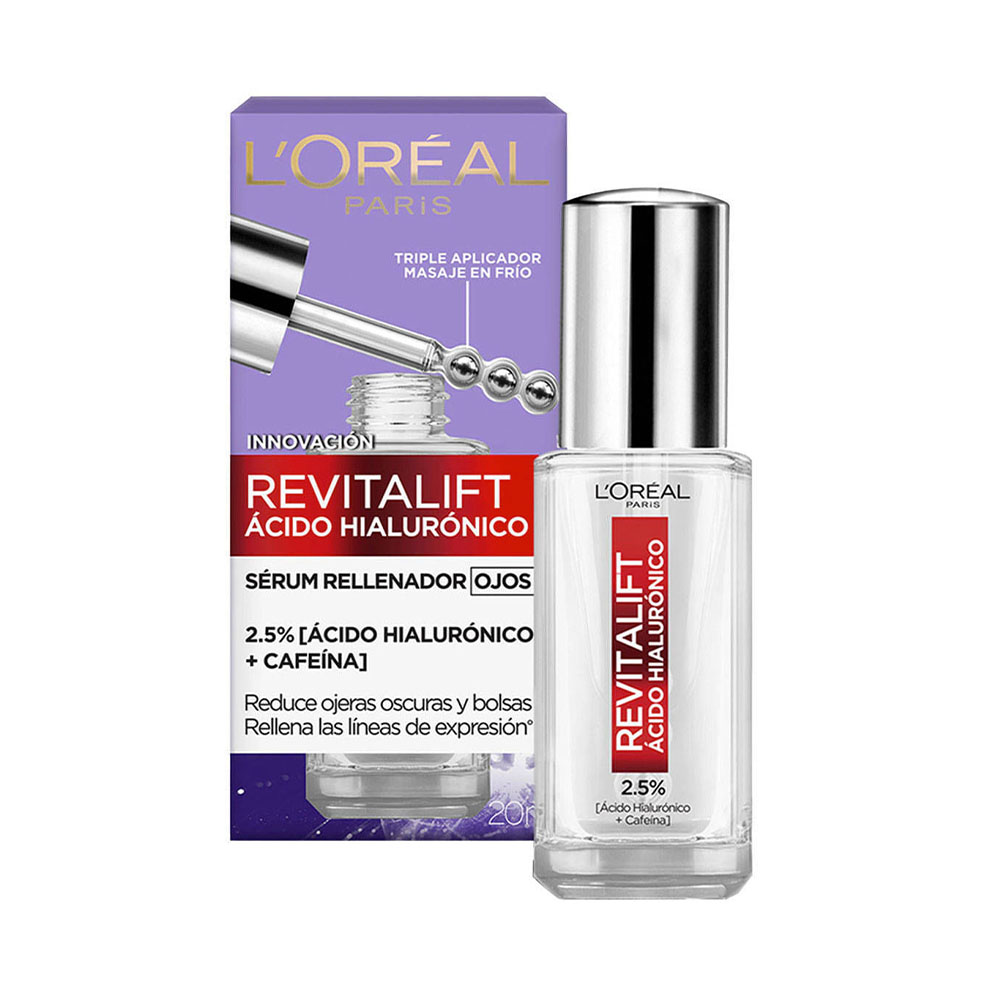 Sérum para Olhos L'oréal Revitalift Ácido Hialurónico + Cafeina 20ML
