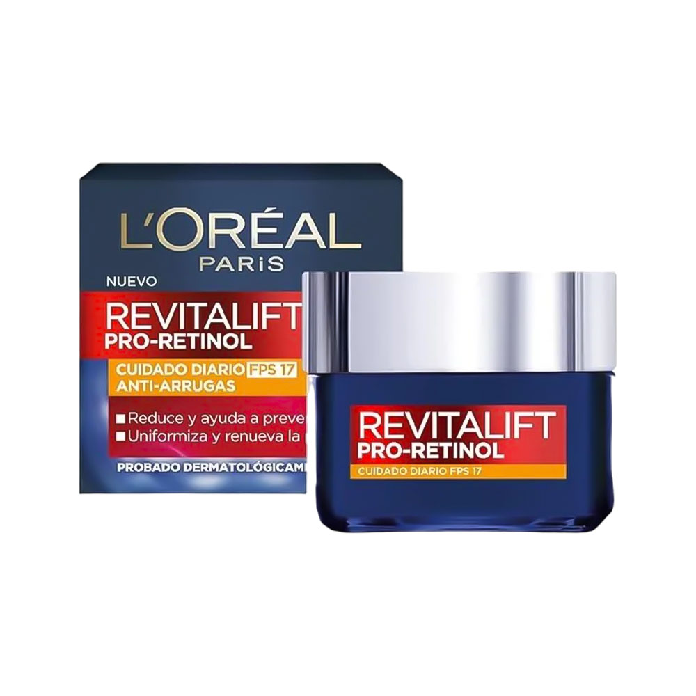 Creme L'oréal Revitalift Pro-retinol Anti-arrugas Día SPF17 50ML