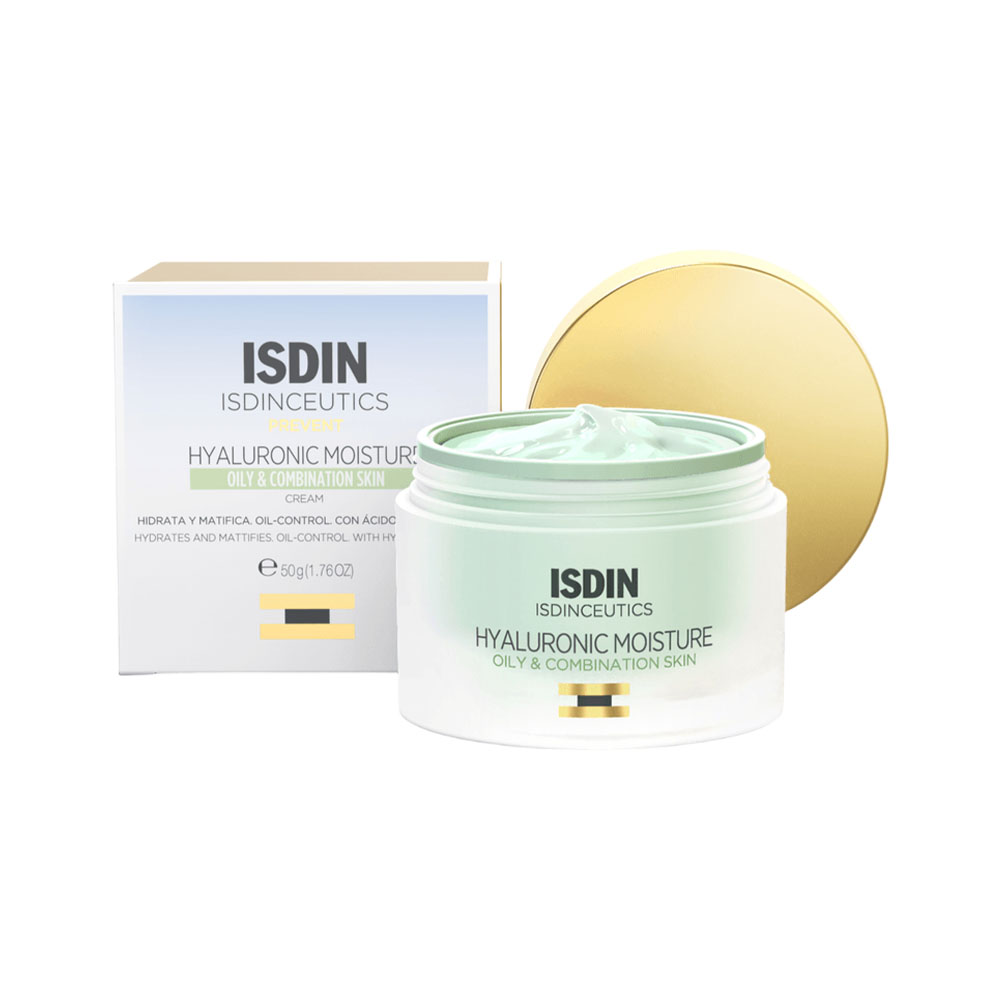 Creme Facial Isdin Hyaluronic Moisture Cream Oily Y Combination Skin 50GR