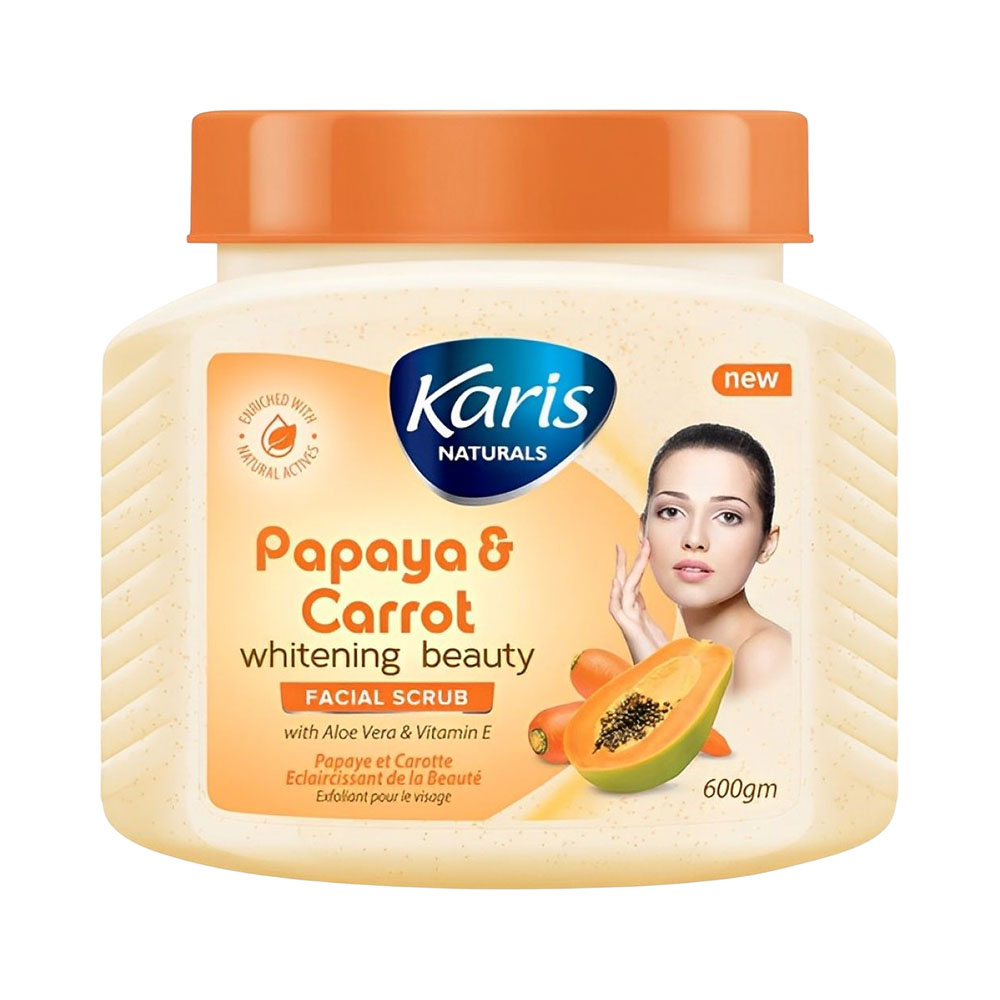 Exfoliante Facial Karis Papaya &amp; Carrot Whitening Beauty 600ML
