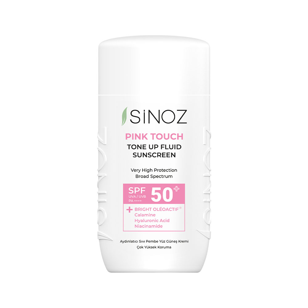 Protetor Solar Sinoz Pink Touch Brightening Fluid SPF50+ 50ML