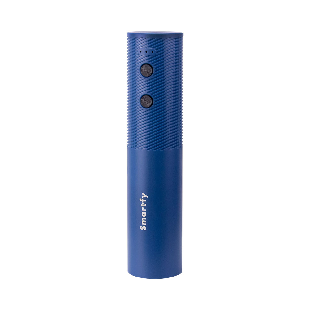 Abridor Elétrico de Vinho Smartfy AV01BL Recarregável Azul