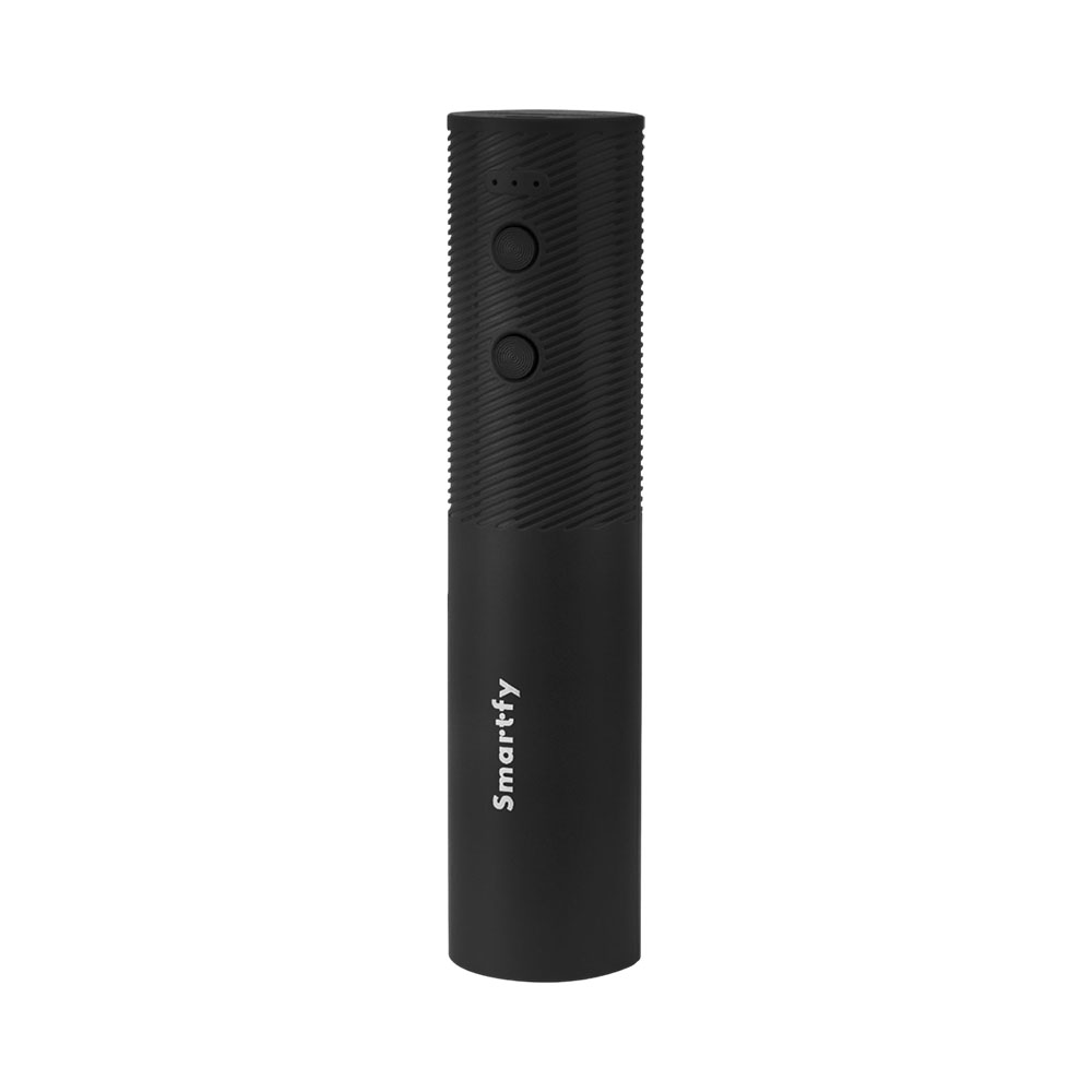 Abridor Elétrico de Vinho Smartfy AV01B Recarregável Preto