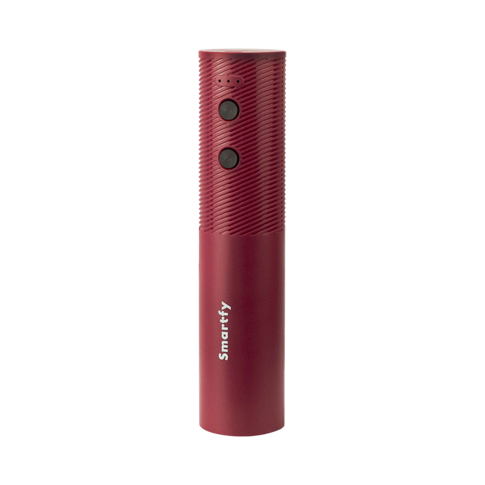 Abridor Elétrico de Vinho Smartfy AV01R Recarregável Vermelho