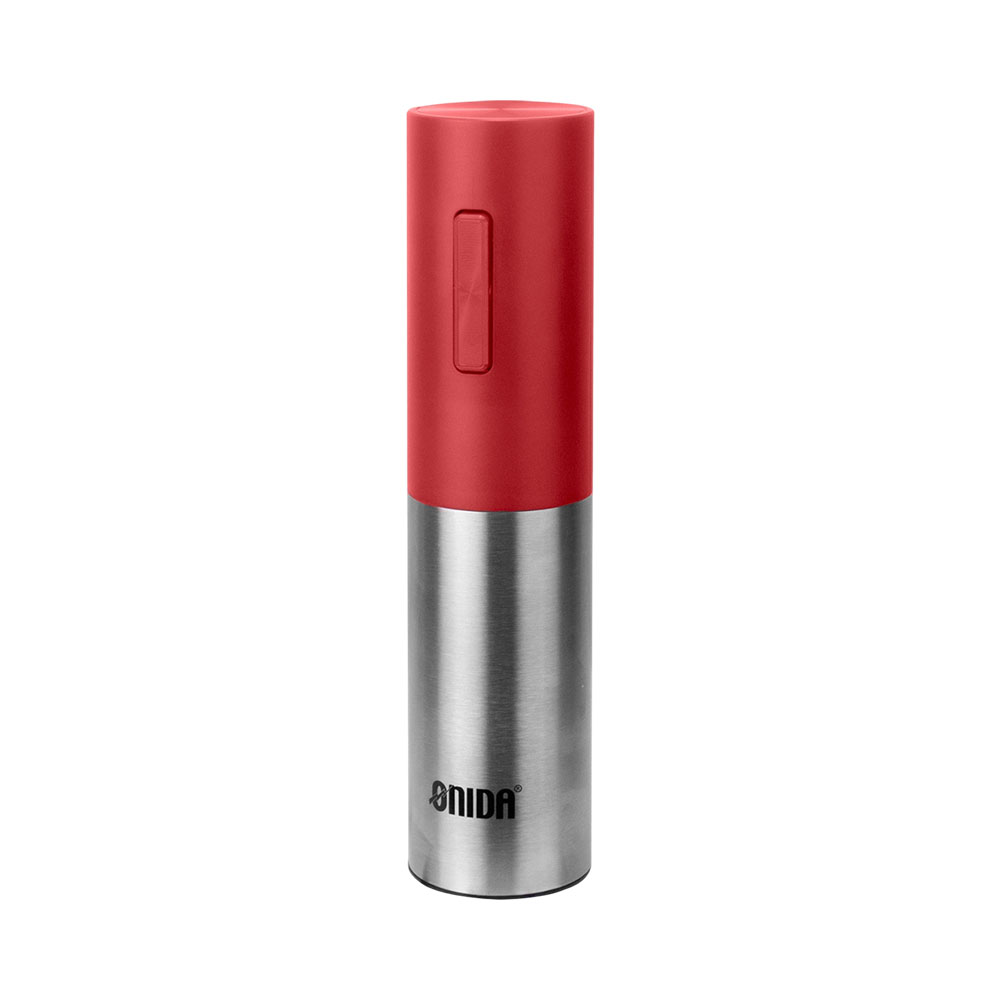 Abridor Elétrico de Vinho Onida ON-026 Recarregável Vermelho - Prata