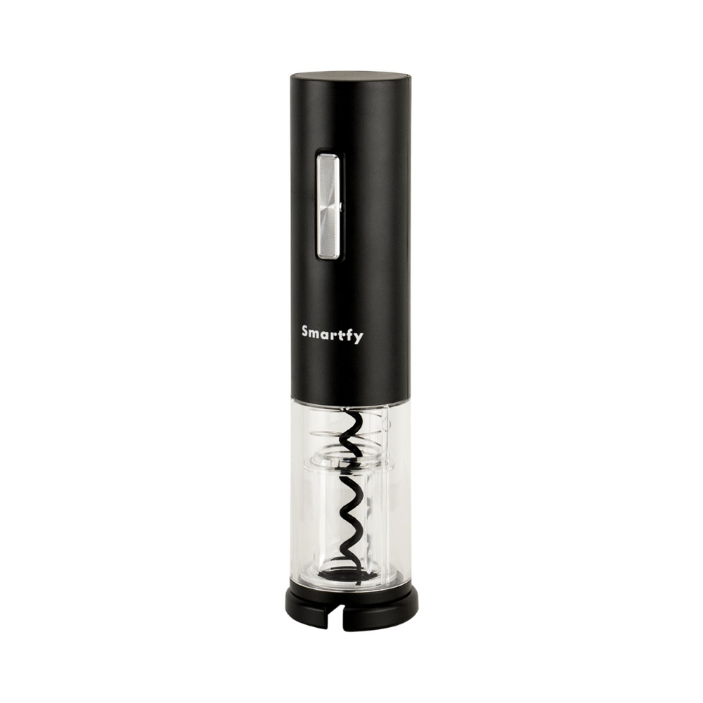 Abridor Elétrico de Vinho Smartfy AV02I Recarregável Preto