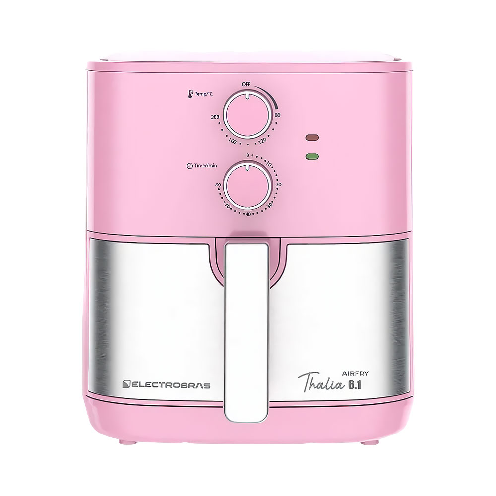Fritadeira AIR Fryer Electrobras Thalia TLAF-61 6.1L 1900W 220V Rosa