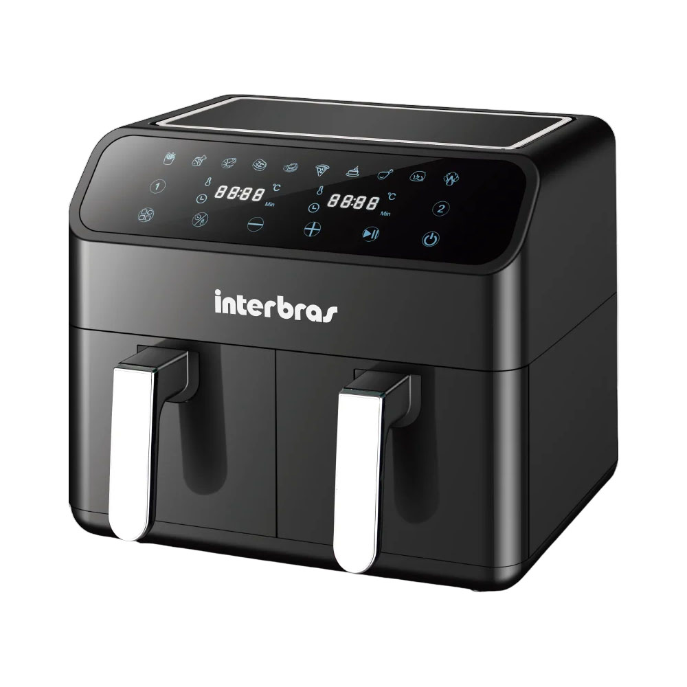Fritadeira AIR Fryer Interbras S40BR 2000W 8L 110V Preto