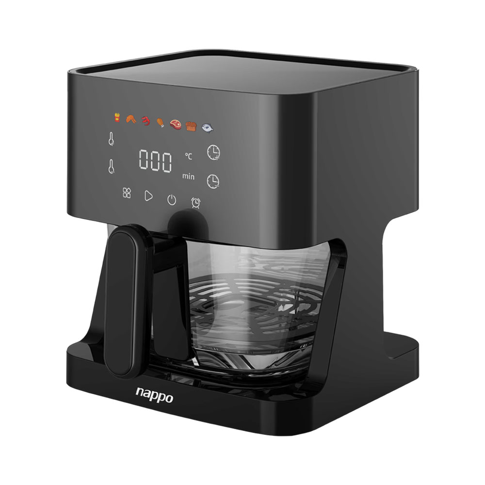 Fritadeira AIR Fryer Nappo Digital Transparente NEF-239 1350W 5L 220V Preto