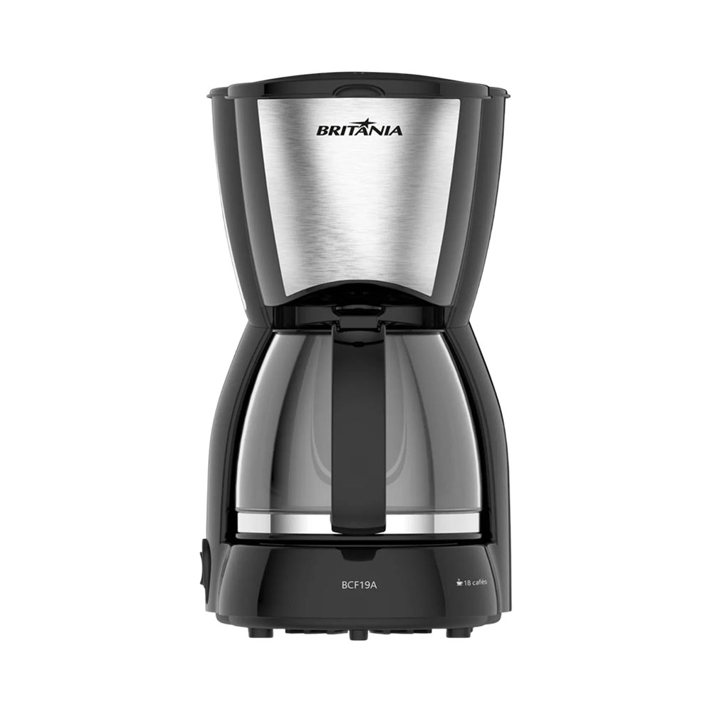 Cafeteira de Filtro Britânia BCF19A 720ML 220V Preto - Prata