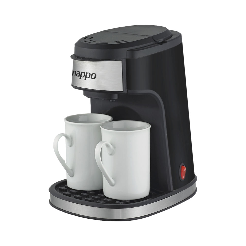 Cafeteira Nappo NEC-127 com Xícaras 240ML 450W 220V Preto - Prata