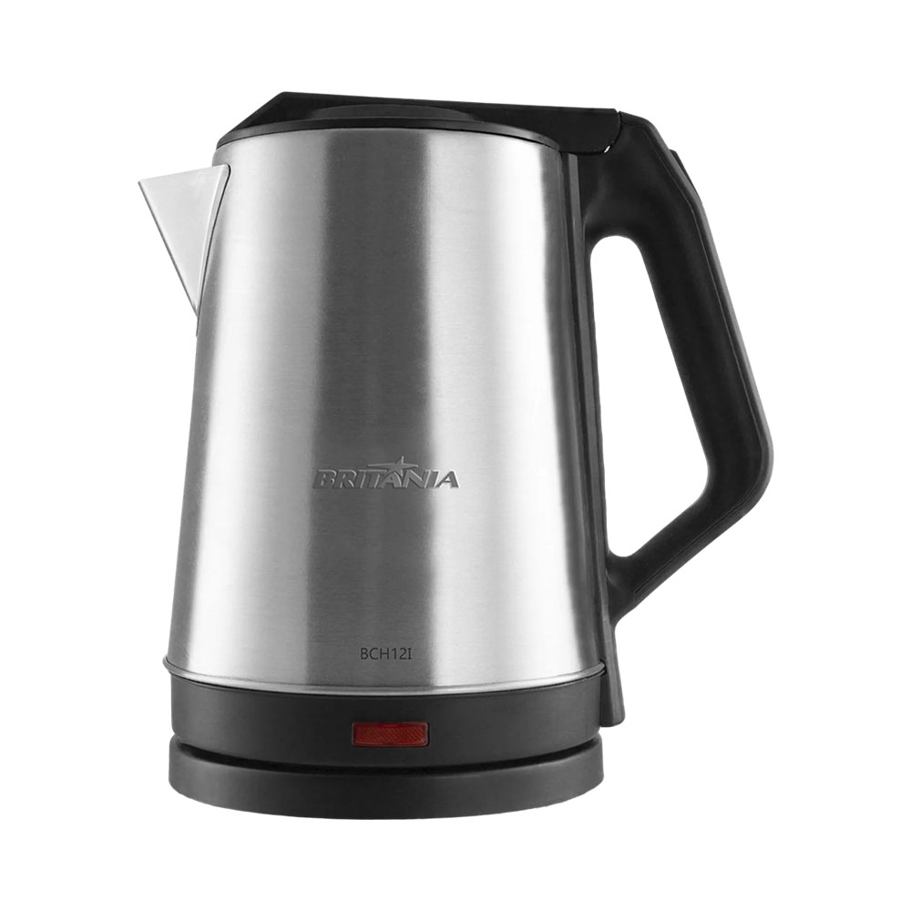 Chaleira Elétrica Britânia BCH12I 1.9L 1500W 220V Prata - Preto