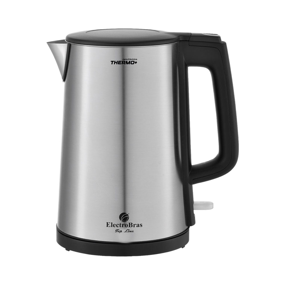 Chaleira Elétrica Electrobras Thermo+ EBJE-04 1.5L 2200W 220V Prata - Preto