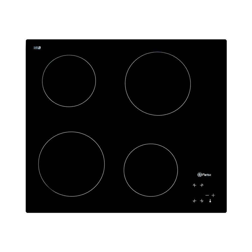 Fogão Vitrocerâmico Embutido Parise VB60 4 Bocas 220V Preto