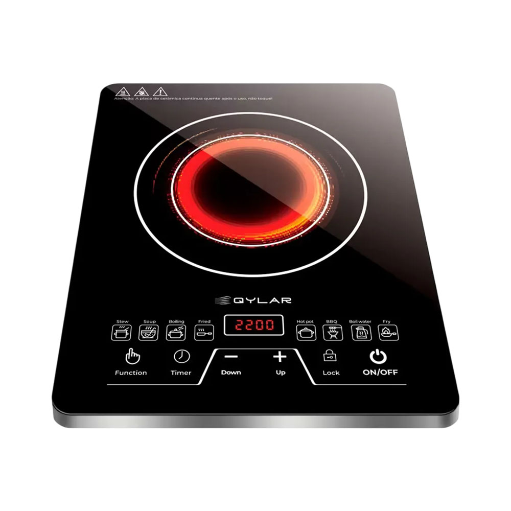 Fogão Elétrico Infravermelho Qylar Infraredcooker QY-0903 1 Boca 220V