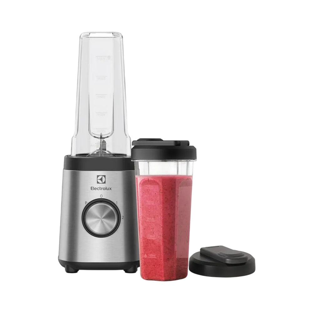 Liquidificador Personal Electrolux Efficient BSE20 600ML 320W 220V Prata/preto
