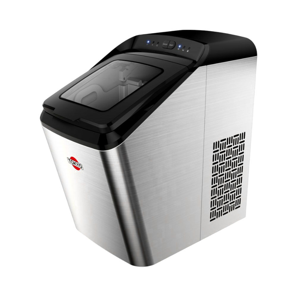 Máquina de Gelo Tokyo Tok-im Carga Manual 15KG 220V Prata - Preto